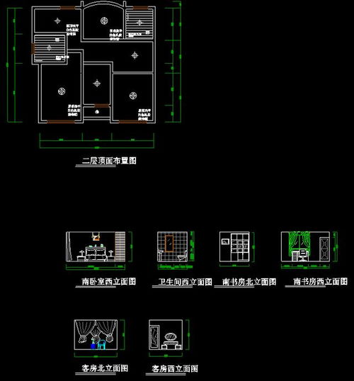 全套别墅设计图纸,结构图纸齐全,含cad设计施工图 设计说明